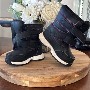 Baby/Toddler Black Winter Boots